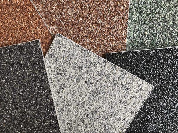 viele Natursteinfarben auswählbar